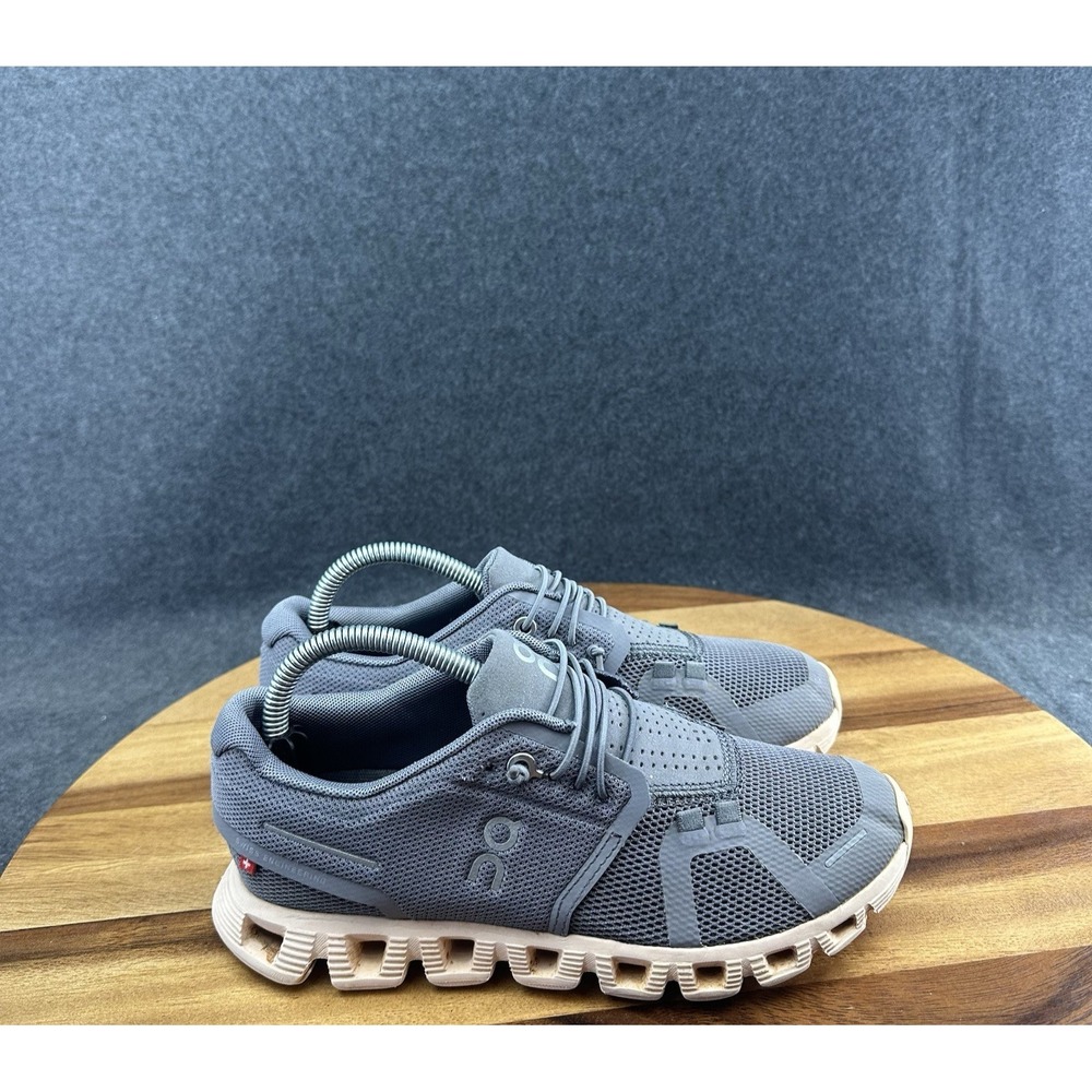 Once We Were Warriors Gray Mesh Athletic Sneakers with Cream Soles